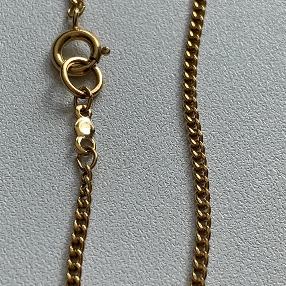 12K Gold Filled Geometric Blade Pendant Necklace